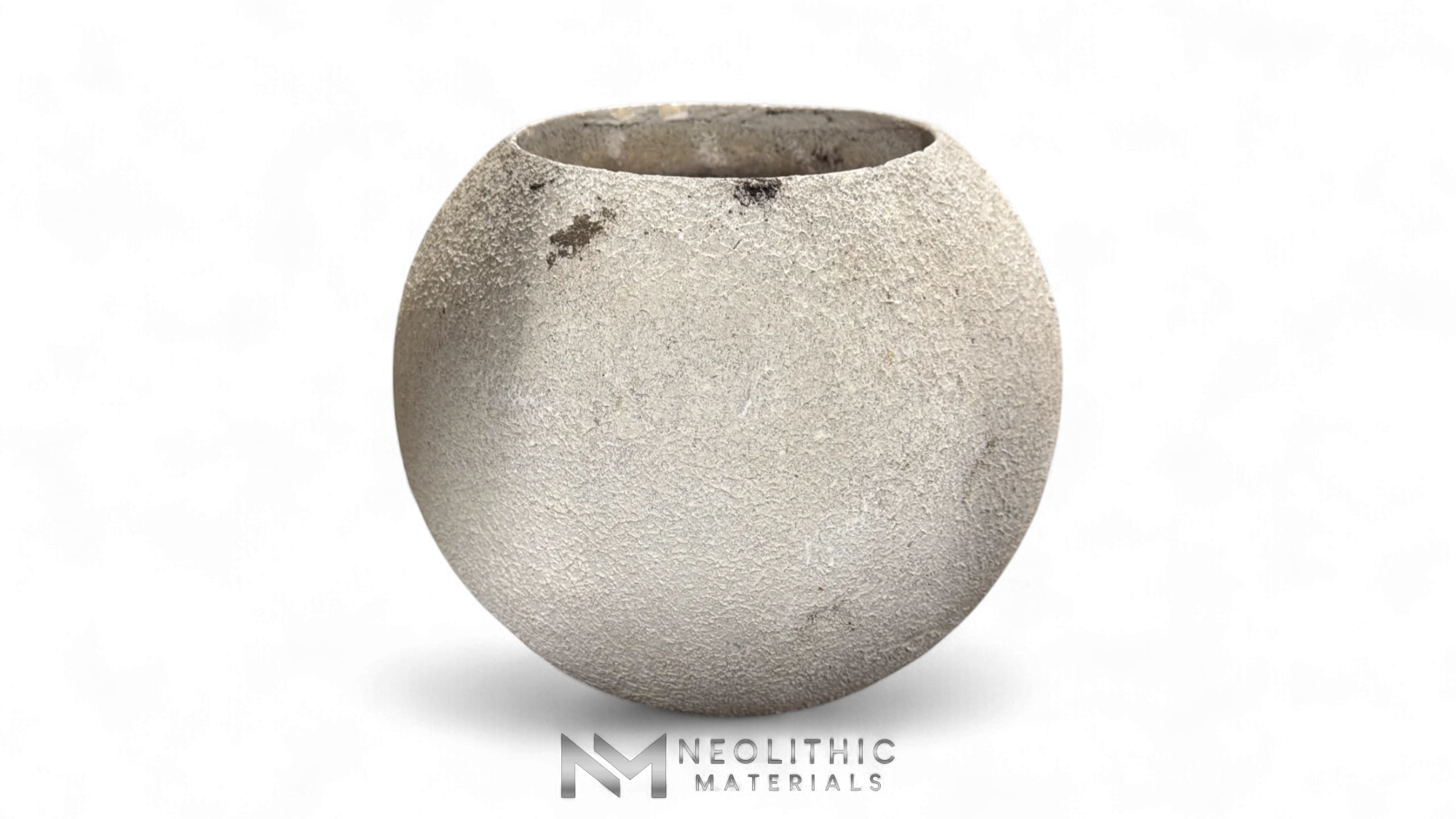 Swiss 60's Concrete Ball Planter - Image 1